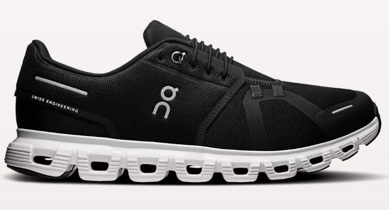ON Cloud 6 - Mens Running Shoe | Black-White | Sneakers Plus