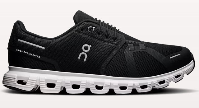ON Cloud 6 - Mens Running Shoe | Black-White | Sneakers Plus