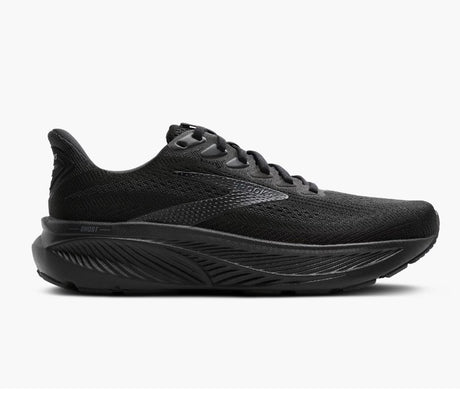 Brooks Ghost 17 - Womens&nbsp; Running Shoe | Black - Black - Ebony | Sneakers Plus