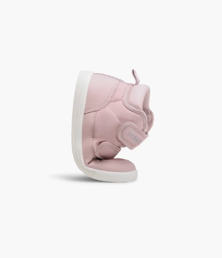 Stonz Journey Toddler & Kid Cool Weather Shoe in the colour Blush.  Shop Sneakers Plus
