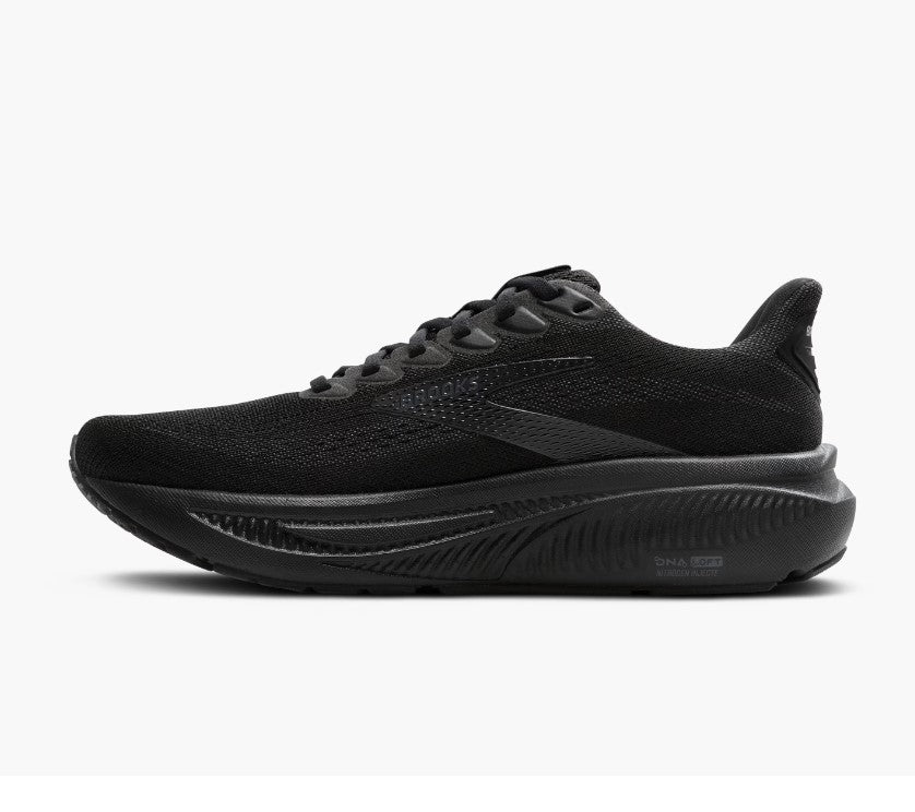 Brooks Ghost 17 - Womens&nbsp; Running Shoe | Black - Black - Ebony | Sneakers Plus