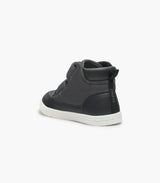 Stonz Journey Toddler & Kid Cool Weather Shoe in the colour Charcoal-Black.  Shop Sneakers Plus