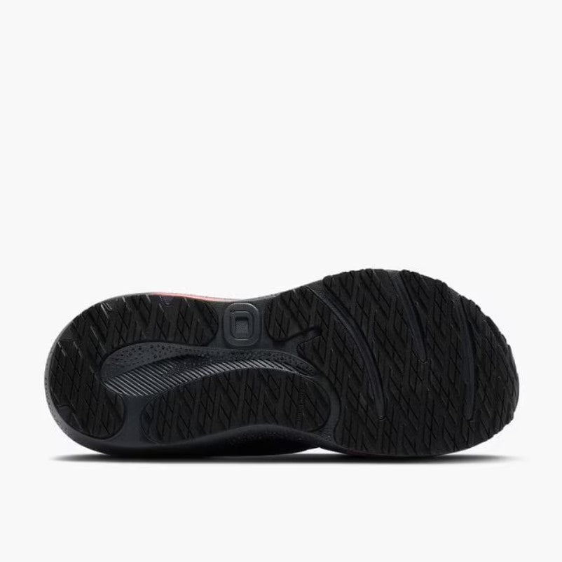 Black sole of a shoe on a white background