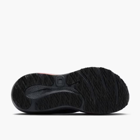 Black sole of a shoe on a white background