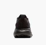 back view of a Black sneaker on a white background