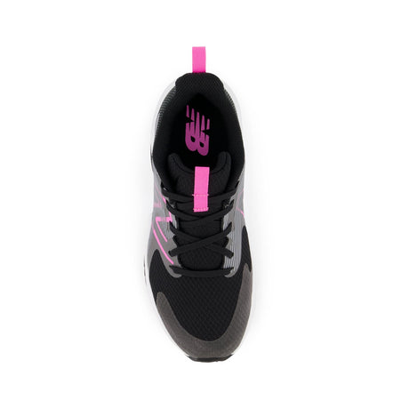 New Balance Rave Run V2 (Wide)  - Kids Running Shoe Black-Pink | Sneakers Plus