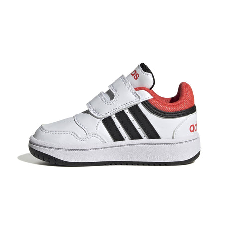 Adidas Hoops 3.0 CF I - Toddler Shoe White-Black-Red | Sneakers Plus