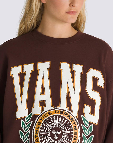 Vans First Team - Womens Oversized Crew Sweatshirt | Sneakers Plus