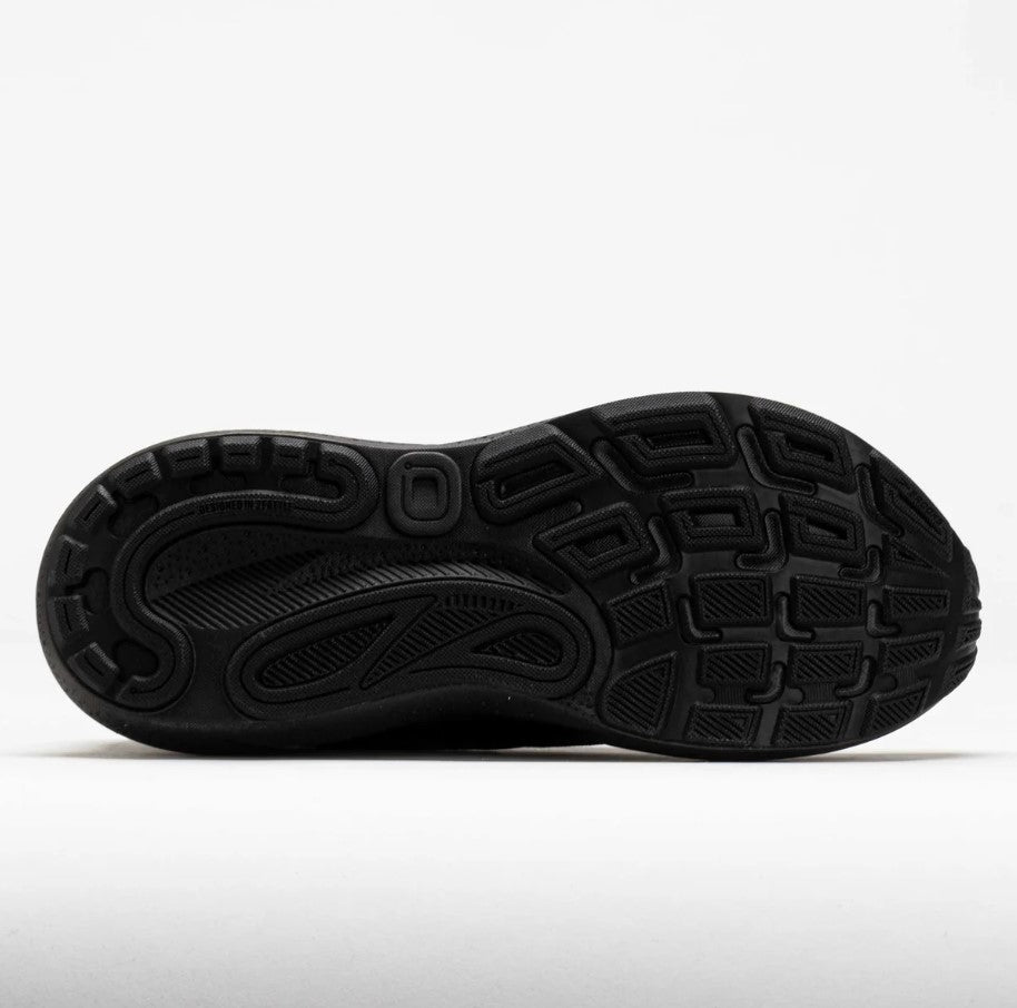 Black shoe sole on a white background