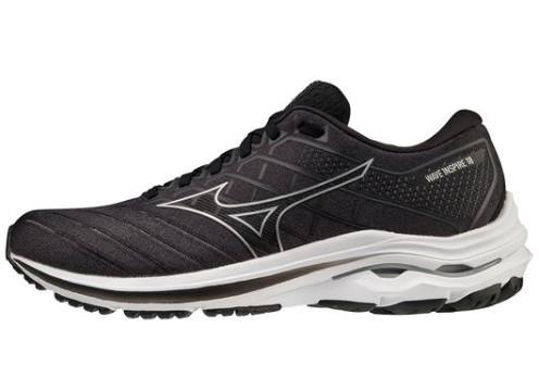 Mizuno Men s Wave Inspire 18 Black Silver 11.5 D