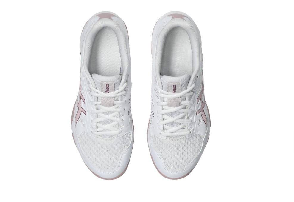 Asics Gel Rocket 11 - Womens Court Shoe White-Watershed Rose | Sneakers Plus