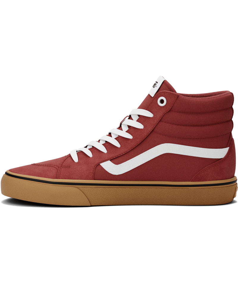 Vans Filmore Hi - Mens High Top Shoe Red-Gum | Sneakers Plus