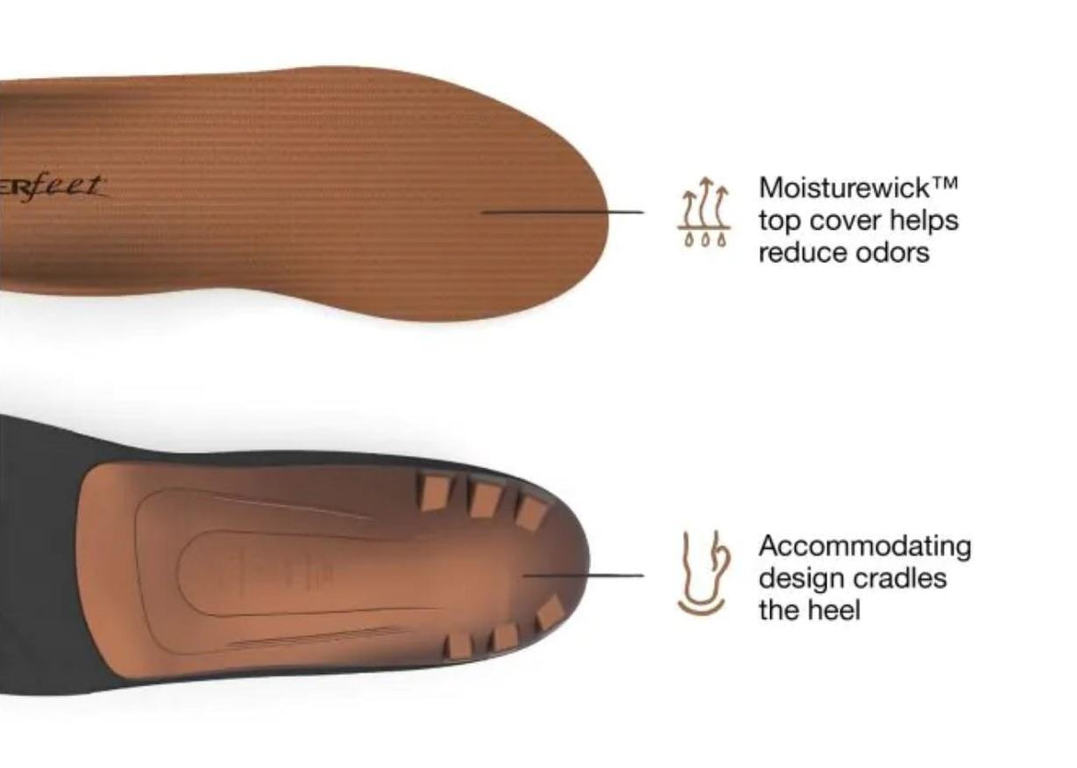 Superfeet Memory Foam Support Insole | Copper | Sneakers Plus