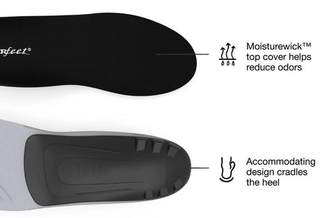 Superfeet Insole - Support Low (Black) | Sneakers Plus