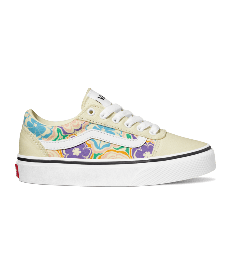 Vans old skool sparkle outlet flame rainbow skate shoes