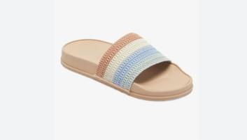 Roxy Slippy Crochet - Womens Slide Sandal | Sneakers Plus