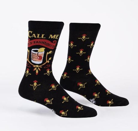 Sock It To Me - Mens Crew Socks Call Me Old Fashioned | Sneakers Plus