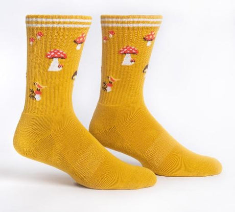 Sock It To Me - Mens Ribbed Crew Socks Shrooms | Sneakers Plus