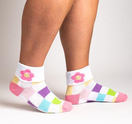 Sock It To Me - Womens Turn Cuff Crew Check You Out | Sneakers Plus