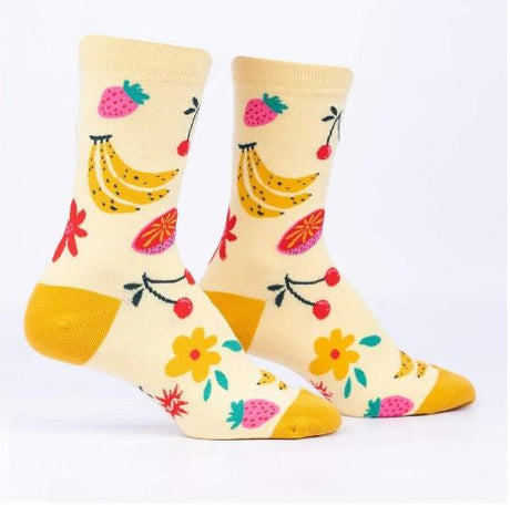 Sock It To Me - WOMENS Crew Socks Fruity Bloom | Sneakers Plus