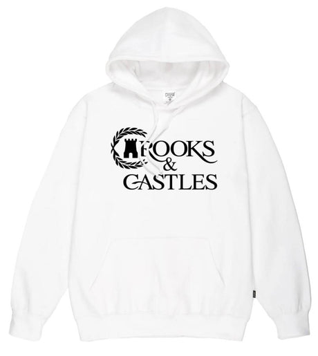 Crooks N Castles Goth Paisley - Mens Hoodie White | Sneakers Plus