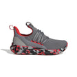 Adidas Lite Racer Adapt 7 - Kids Running Shoe Grey-Solar Red | Sneakers Plus