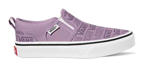 Vans Asher - Kids Slip On Shoe Lavender Mist | Sneakers Plus