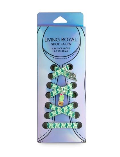 Living Royal - Shoe Lace & Charm Set Cactus | Sneakers Plus