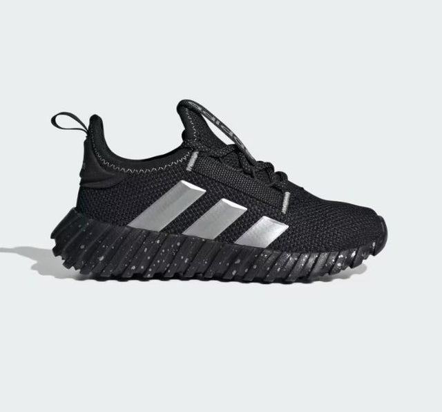 Adidas Kaptir 3s - Kids Running Shoe Black-Silver | Sneakers Plus