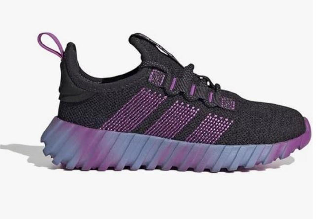 Adidas Kaptir Flow - Kids Running Shoe Black-Purple-Blue | Sneakers Plus