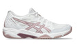 Asics Gel Rocket 11 - Womens Court Shoe White-Watershed Rose | Sneakers Plus