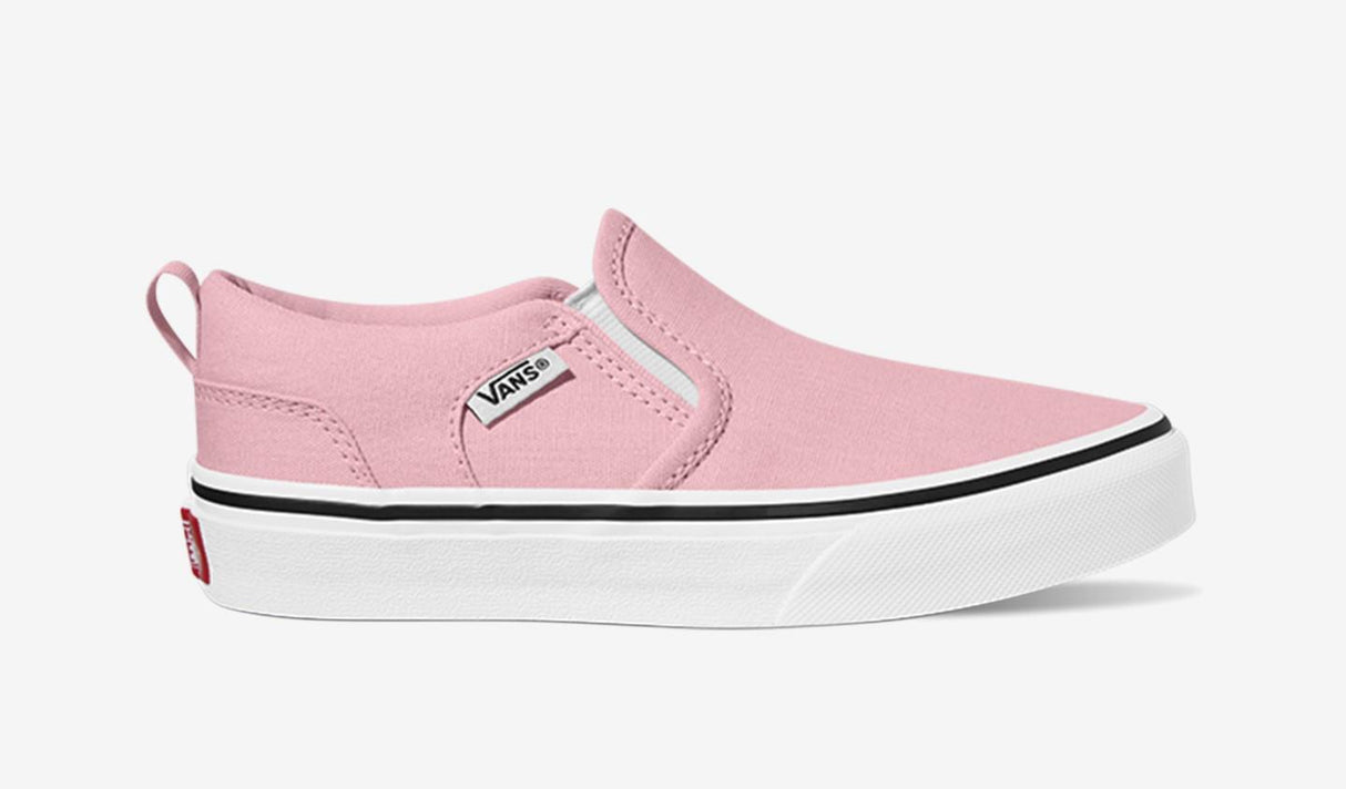 Vans Asher - Kids Slip On Shoe Coral-Blush | Sneakers Plus