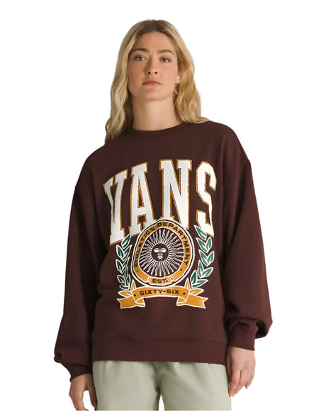 Vans First Team - Womens Oversized Crew Sweatshirt | Sneakers Plus