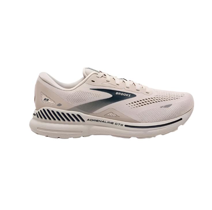 Brooks Men s Adrenaline GTS 23 10 D Crystal Grey Surf the Web Grey