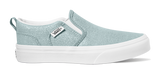Vans Asher - Kids Slip On Shoe Shimmer Grey Mist | Sneakers Plus
