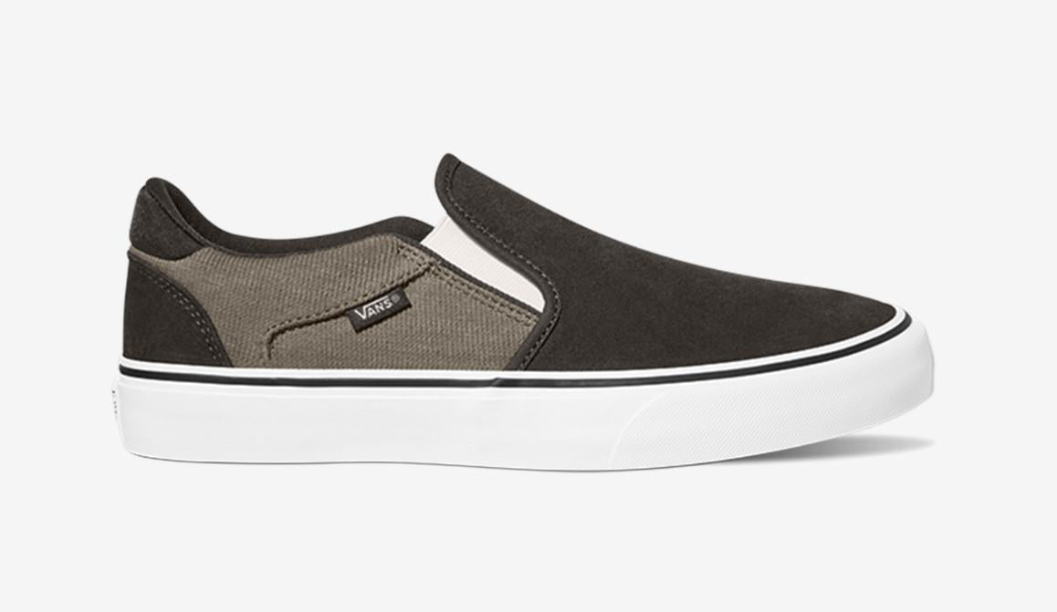 Vans Asher Deluxe - Mens Skate Shoe | Sneakers Plus