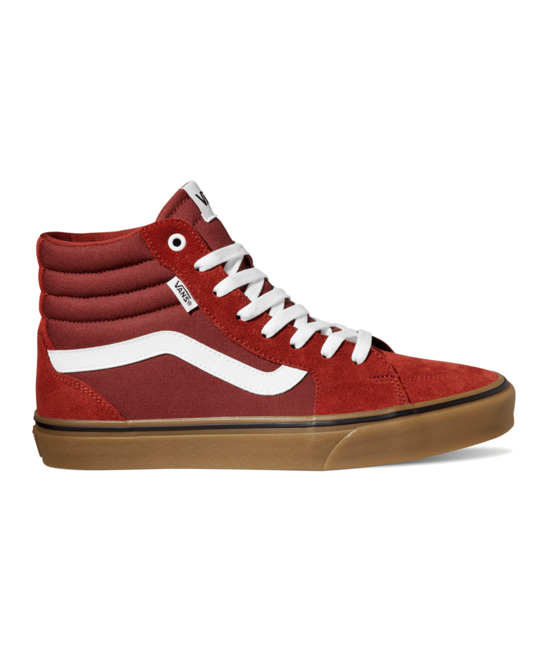 Vans Filmore Hi - Mens High Top Shoe Red-Gum | Sneakers Plus