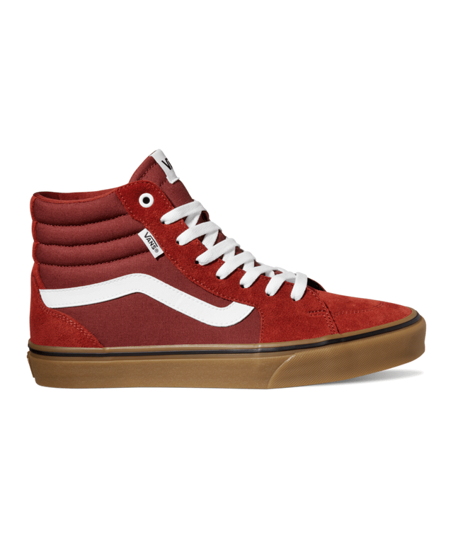 Vans Filmore Hi - Mens High Top Shoe Red-Gum | Sneakers Plus