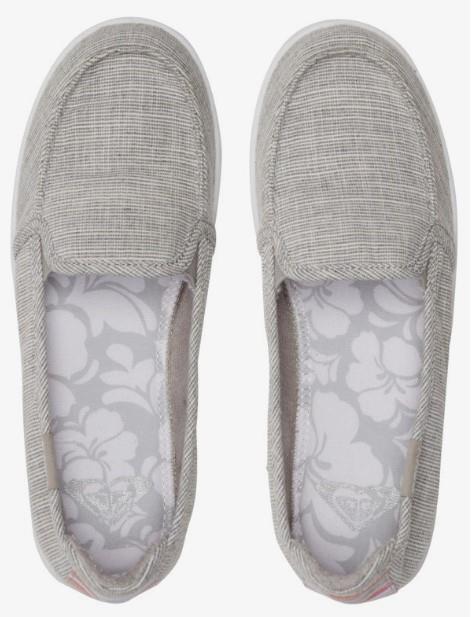 Roxy Minnow VII - Womens Slip On Shoe Cool Grey | Sneakers Plus