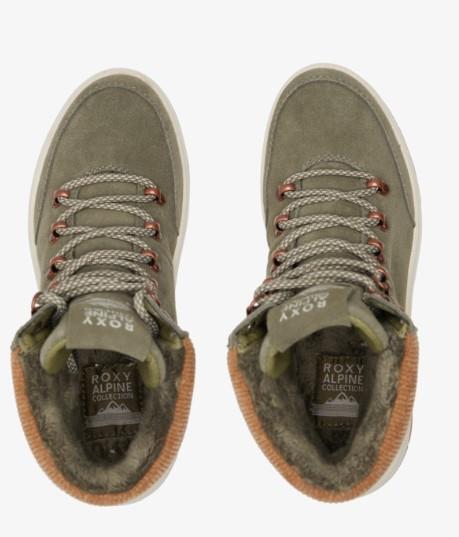 Roxy Kaden DryFlight - Womens Winter Boot Olive | Sneakers Plus