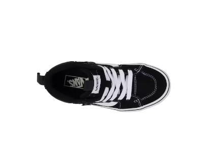 Vans Filmore Hi - Boys Hi Top Shoes Black-White | Sneakers Plus