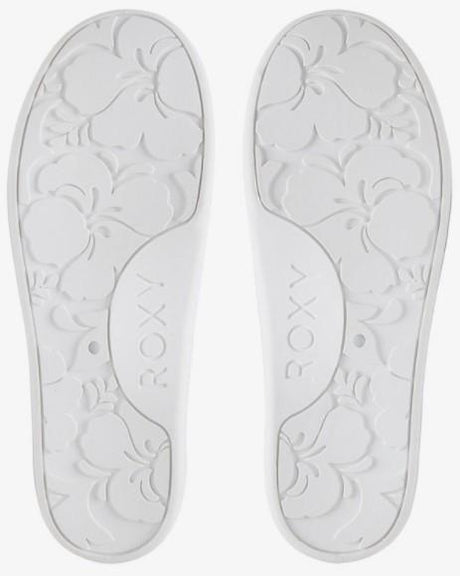 Roxy Girls Bayshore III Slip On Shoes Grey-Heather | Sneakers Plus