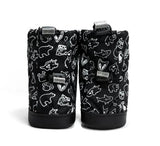 Stonz Toddler Booties Black Print | Sneakers Plus