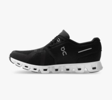 ON Cloud 5 Womens Running Shoe Black-White | Sneakers Plus