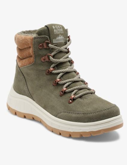 Roxy Kaden DryFlight - Womens Winter Boot Olive | Sneakers Plus