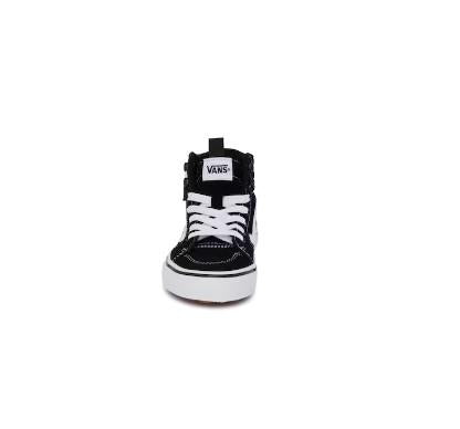 Vans Filmore Hi - Boys Hi Top Shoes Black-White | Sneakers Plus