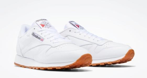It'll Be All White On The Night With These Leather Classics From Reebok