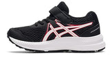 Asics Boys PreSchool Running Shoes Contend 7 Black-Red | Sneakers Plus