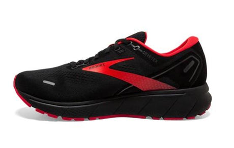 Brooks Ghost 14 GTX - Mens Running Shoe Black-Red | Sneakers Plus
