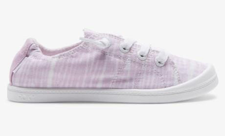 Roxy Bayshore IV - Girls Slip On Shoes Sheer Lilac | Sneakers Plus